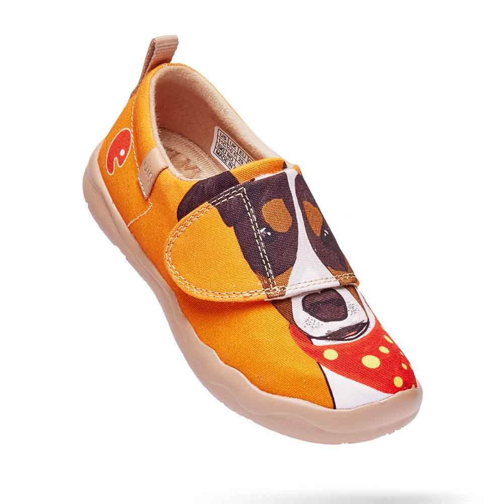 UIN Footwear Kid Jack Russell Terrier Kid Canvas loafers