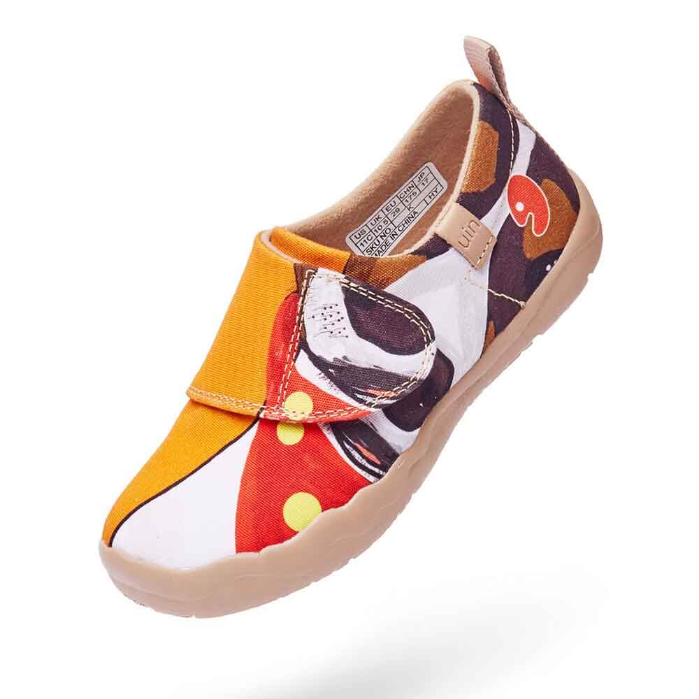 UIN Footwear Kid Jack Russell Terrier Kid Canvas loafers