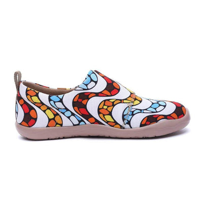 UIN Footwear Kid LA PEDRERA Kids Art Painted Canvas Shoes Canvas loafers