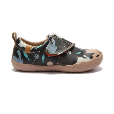 UIN Footwear Kid Lovely Cat Canvas loafers