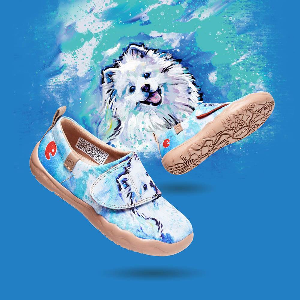 UIN Footwear Kid Samoyed Kid Canvas loafers
