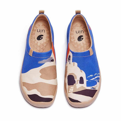 UIN Footwear Men Blue City Canvas loafers
