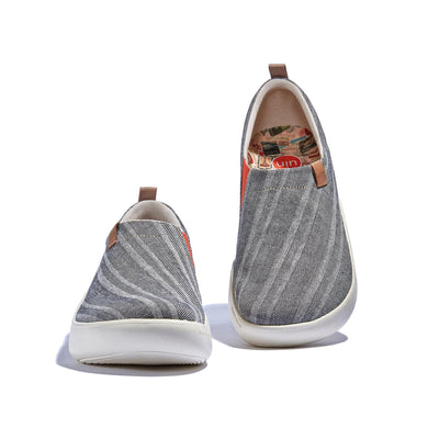 UIN Footwear Men Galaxy Grey Toledo X Men Canvas loafers