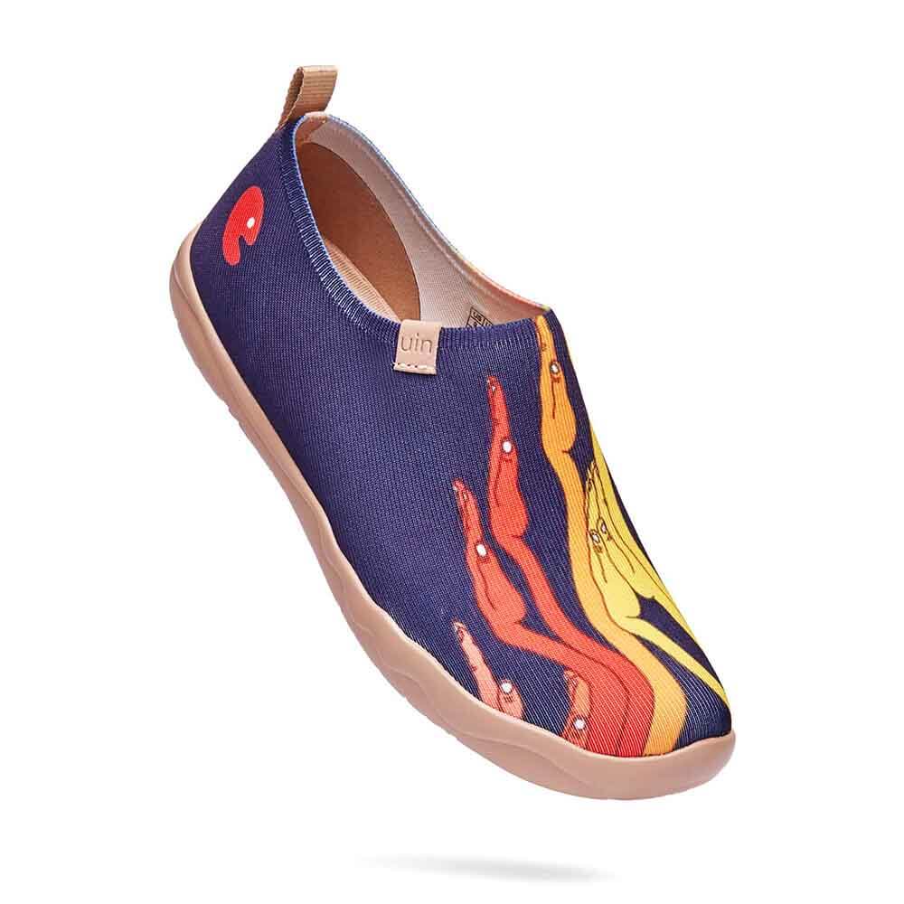 UIN Footwear Men Give me Fire Canvas loafers