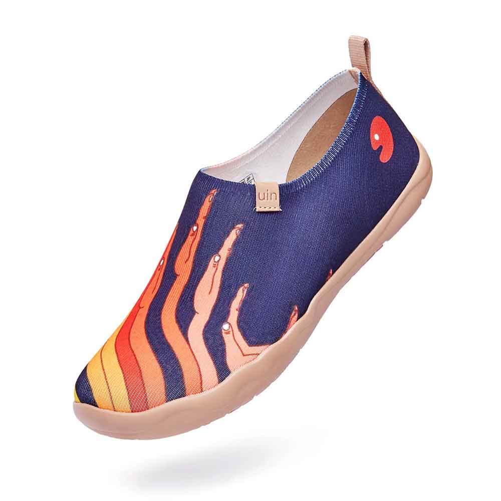 UIN Footwear Men Give me Fire Canvas loafers