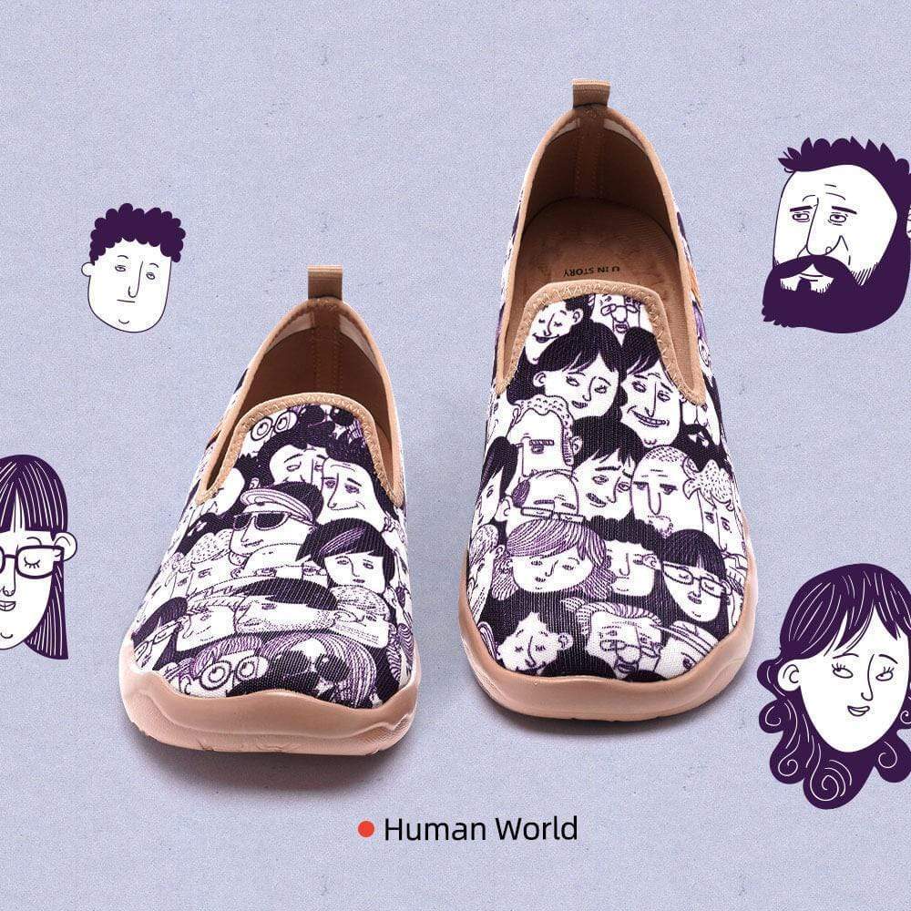 UIN Footwear Men Human World Canvas loafers