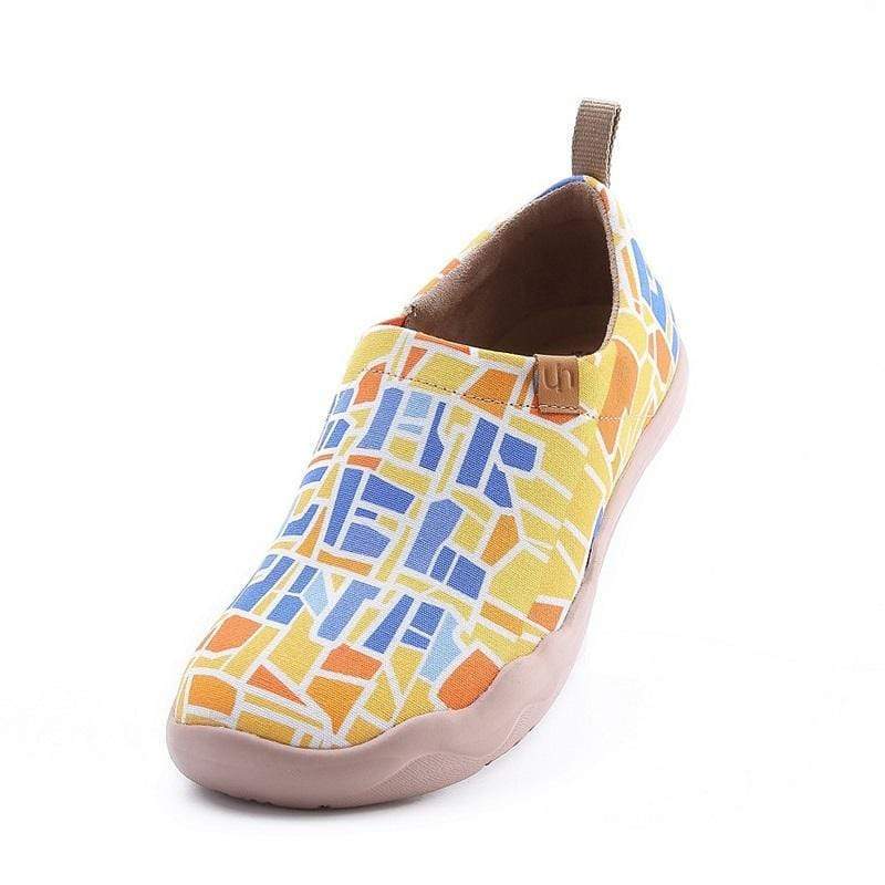 UIN Footwear Women Barcelona Code Canvas loafers