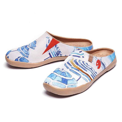 UIN Footwear Women Beach Umbrella Slipper Canvas loafers