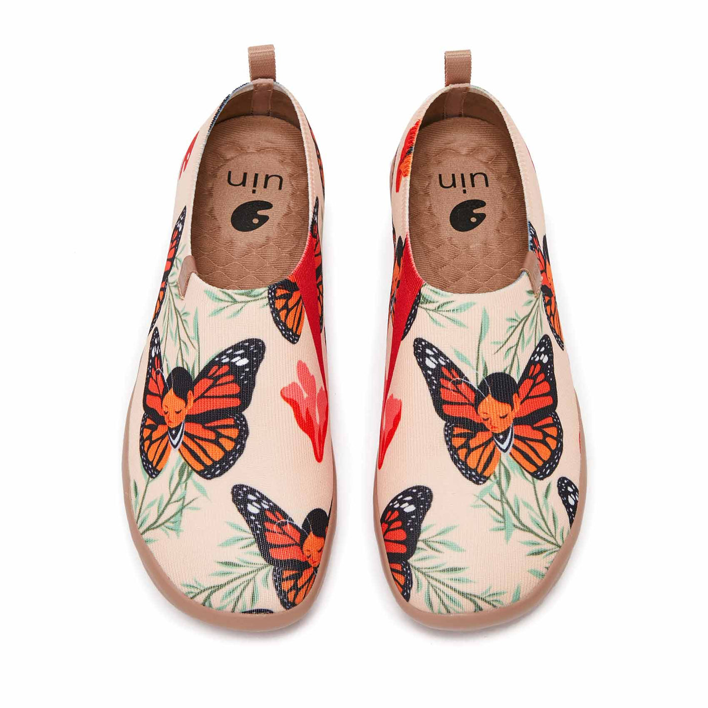 UIN Footwear Women Butterfly Fairy Canvas loafers