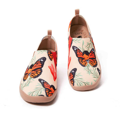 UIN Footwear Women Butterfly Fairy Canvas loafers