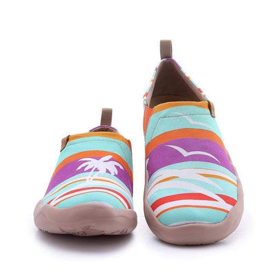 UIN Footwear Women Camo Canvas loafers
