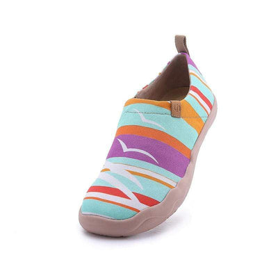 UIN Footwear Women Camo Canvas loafers