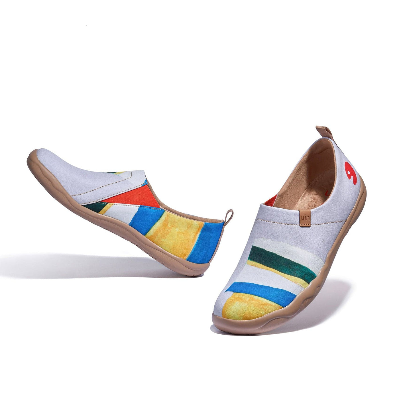 UIN Footwear Women Collage Color Toledo I Women Canvas loafers