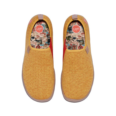 UIN Footwear Women Cork Yellow Toledo I Women Canvas loafers