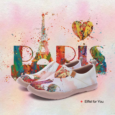 UIN Footwear Women Eiffel for You Canvas loafers