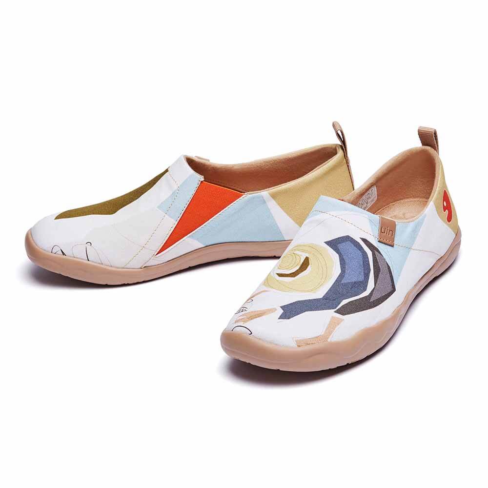 UIN]趣味アートシューズ ローファー スリッポン レディース 子供