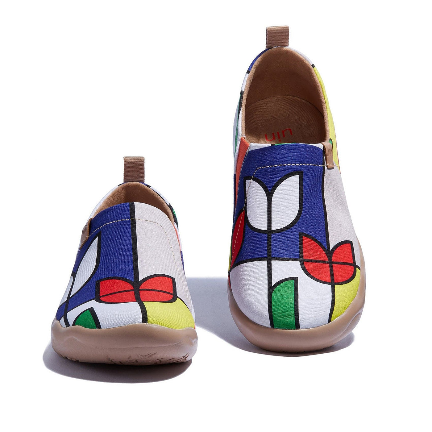 UIN Footwear Women Geometric Tulips Toledo I Women Canvas loafers