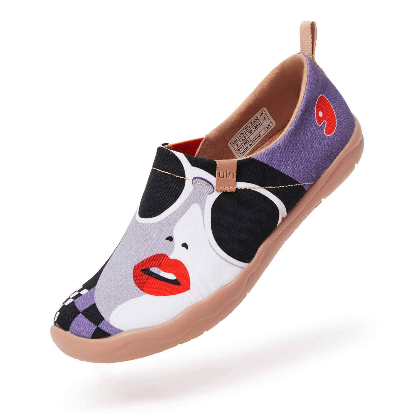 UIN Footwear Women Girl in Sunglasses Canvas loafers