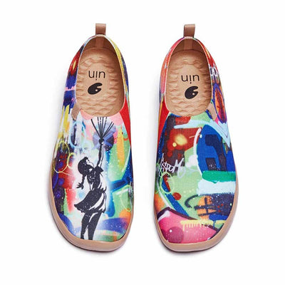UIN Footwear Women Girl's Little World Canvas loafers
