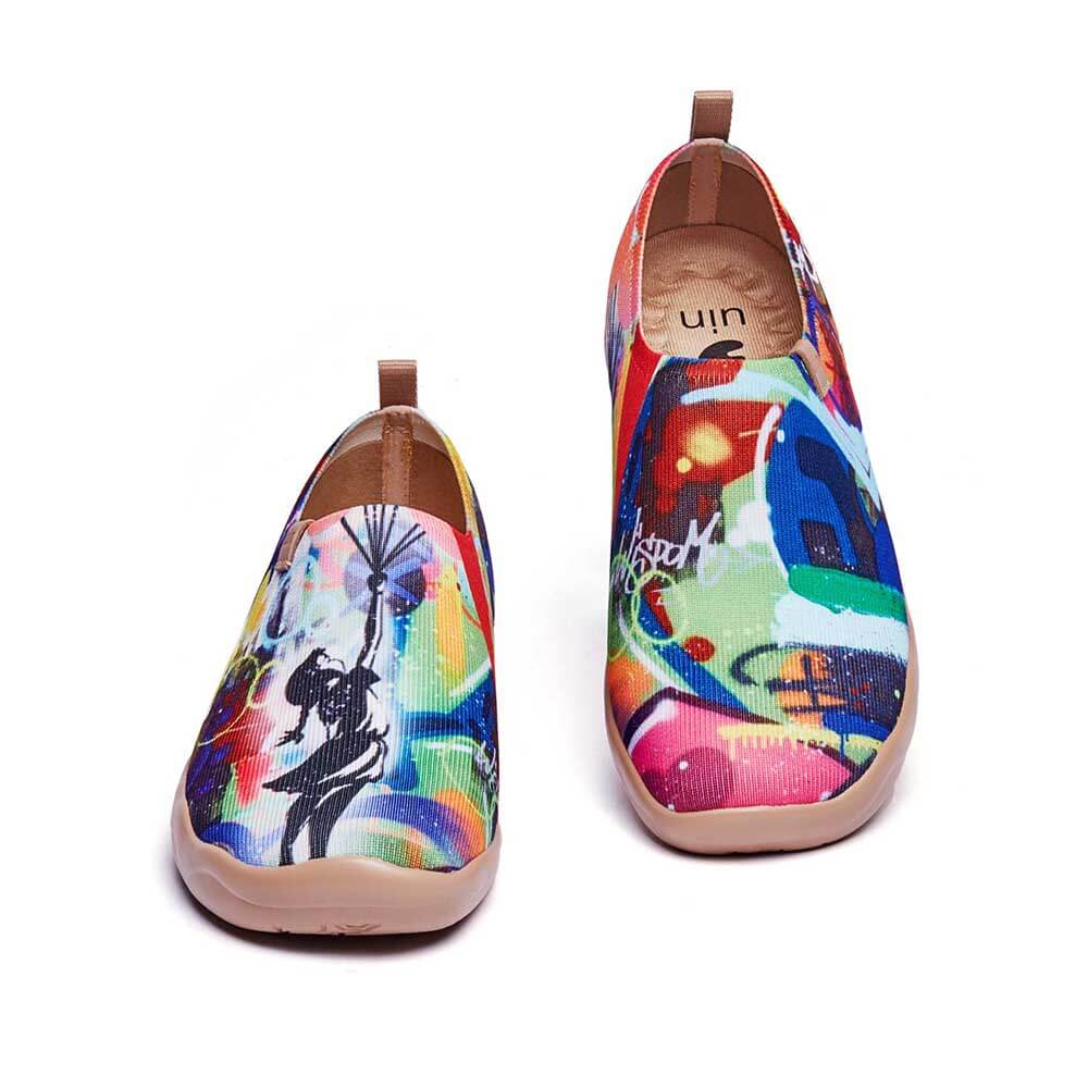 UIN Footwear Women Girl's Little World Canvas loafers
