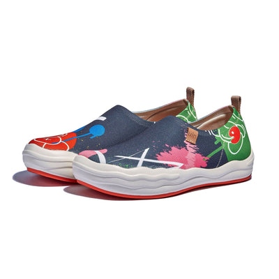 UIN Footwear Women Graffiti Wall Toledo VIII Women Canvas loafers