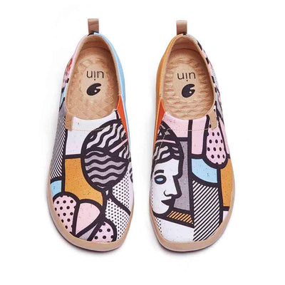 UIN Footwear Women Greek Girl Women Canvas loafers