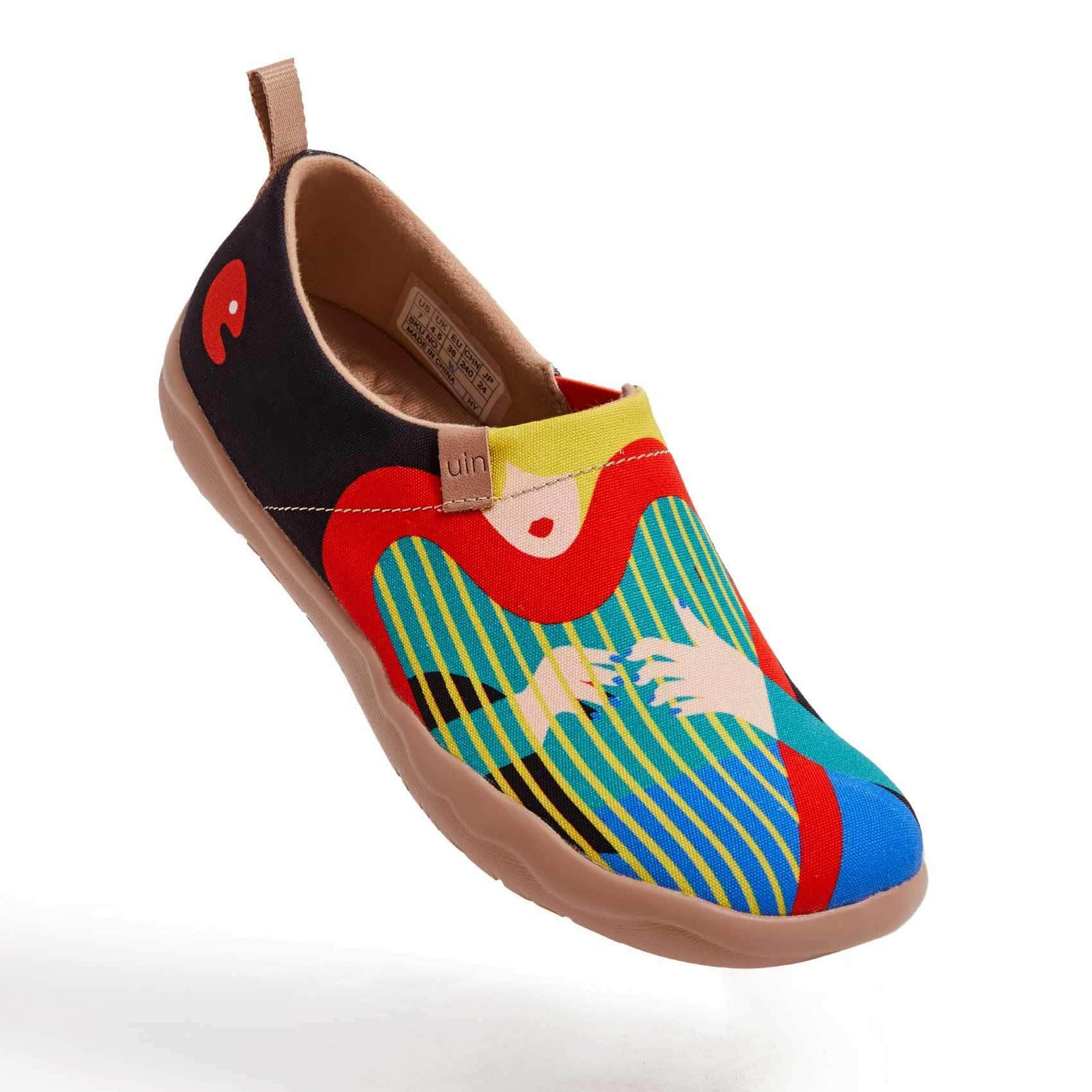 UIN Footwear Women Harp Canvas loafers
