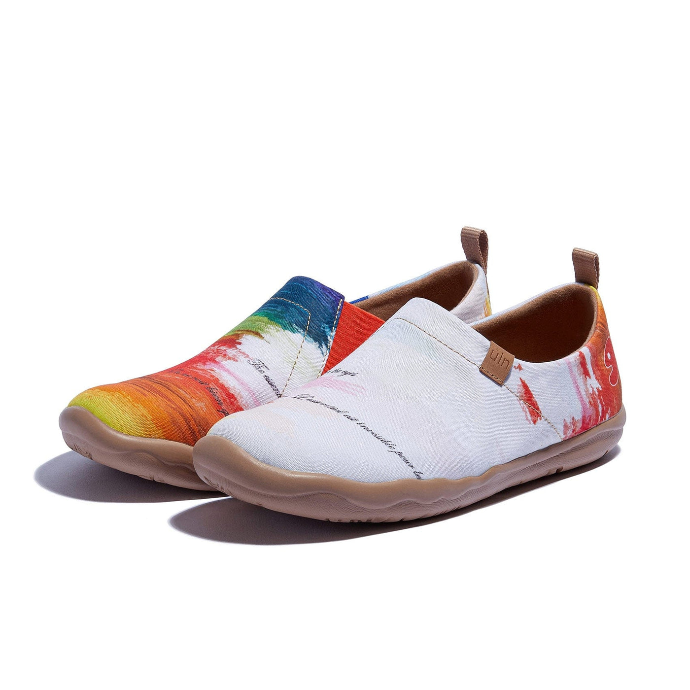 UIN Footwear Women Meet the Rainbow Toledo I Women Canvas loafers