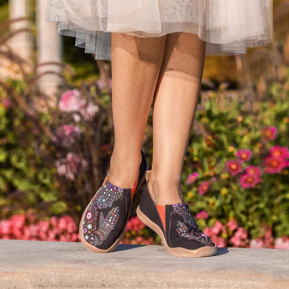 [UIN] スリッポン レディース ウォーキングシューズ キャンバス スニーカー 軽量通気 プレゼント スリッポン 人気 モカシンカジュアル 旅 UIN] スリッポン レディース ウォーキングシューズ キャンバス