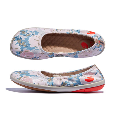 UIN Footwear Women Spring Flower Whisper Illetes IV Women Canvas loafers