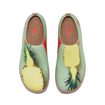 UIN Footwear Women Tropical Pineapple Toledo I Women Canvas loafers