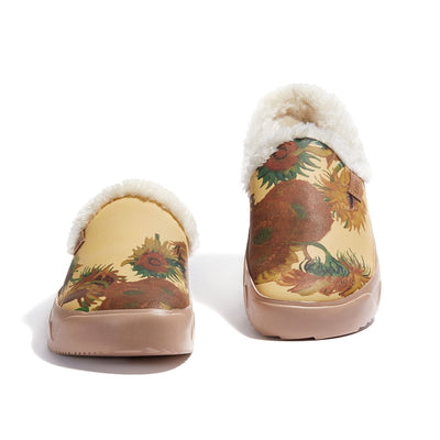 UIN Footwear Women Van Gogh Sunflowers Fuerteventura VII Women Canvas loafers