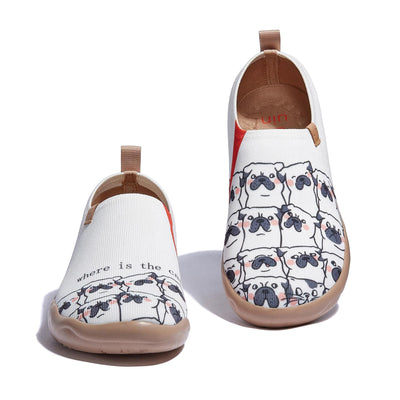 UIN Footwear Women Where is the Cat Toledo I Women Canvas loafers