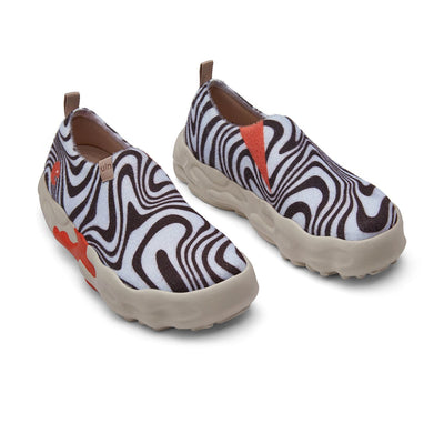 UIN Footwear Women Zebra Chocolate Toledo XIII Women Canvas loafers